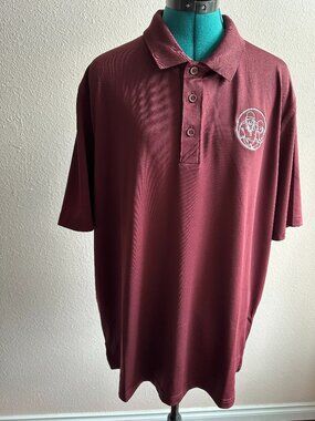 Cutter & Buck Burgundy Men's Polo Shirt NWT Size XL